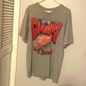 1997 western conference champs Detroit redwings TEE